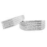 ست حلقه نقره زنانه مردانه طرح خوردخت