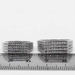 ست حلقه نقره زنانه مردانه طرح خوردخت - Image 4