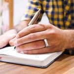 ست حلقه نقره زنانه مردانه طرح خوشدل - Image 2