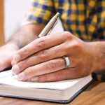 ست حلقه نقره زنانه مردانه طرح درنا - Image 2