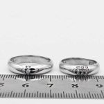 ست حلقه نقره زنانه مردانه طرح دلنواز - Image 4