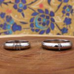 ست حلقه نقره زنانه مردانه طرح دلنواز - Image 3