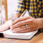 ست حلقه نقره زنانه مردانه طرح دیناز - Image 2