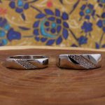 ست حلقه نقره زنانه مردانه طرح رایکا - Image 3