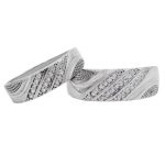 ست حلقه نقره زنانه مردانه طرح ربکا