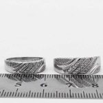 ست حلقه نقره زنانه مردانه طرح ربکا - Image 4