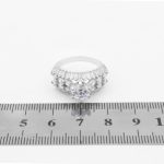 حلقه تک نگین نقره زنانه طرح پاکچهر - Image 4