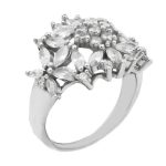 حلقه نقره زنانه طرح تمیس