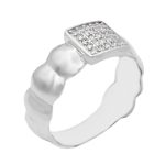 حلقه نقره زنانه طرح تورانبانو