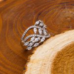 حلقه نقره زنانه طرح ثمر - Image 2