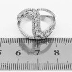 حلقه نقره زنانه طرح شارلی - Image 3