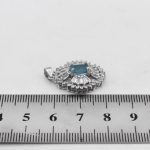 گردنبند توپاز الماس تراش زنانه نقره طرح آنیسا - Image 2