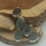 گردنبند یشم نقره مردانه و زنانه طرح عین علی (ع) + حرز امام جواد (ع) - Image 3