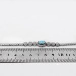 دستبند فیروزه نیشابوری نقره زنانه طرح زرافشان - Image 3