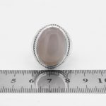 انگشتر عقیق کبود یمنی نقره مردانه طرح آزادمنش - Image 5