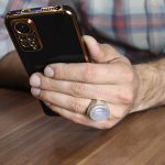 انگشتر عقیق کبود یمنی نقره مردانه طرح آزادمنش - Image 3