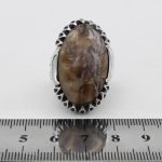 انگشتر عقیق شجر نقره مردانه طرح آدین - Image 3