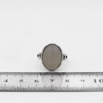 انگشتر عقیق کبود نقره مردانه و زنانه طرح جنید - Image 3