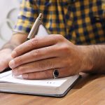 انگشتر عقیق مشکی نقره مردانه و زنانه طرح مظاهر + حرز امام جواد (ع) - Image 3