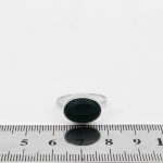 انگشتر عقیق مشکی نقره مردانه و زنانه طرح مظاهر + حرز امام جواد (ع) - Image 4