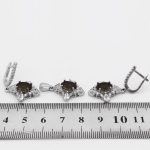 نیم ست الکساندریت الماس تراش نقره زنانه آباندخت - Image 2