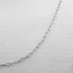 زنجیر نقره ظریف طرح شیث با عیار ۹۲۵ مخصوص گردنبند (۴۵ سانتی متری)