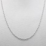 زنجیر نقره ظریف طرح شیث با عیار ۹۲۵ مخصوص گردنبند (۴۵ سانتی متری) - Image 2