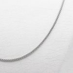 زنجیر نقره طرح لوتوس با عیار ۹۲۵ مخصوص گردنبند (۶۰ سانتی متری)