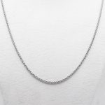 زنجیر نقره طرح لوتوس با عیار ۹۲۵ مخصوص گردنبند (۶۰ سانتی متری) - Image 2