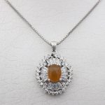 گردنبند عقیق سرخ یمنی نقره زنانه طرح مکنزی - Image 3