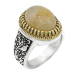 انگشتر در نقره مردانه طرح همام