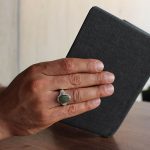 انگشتر یشم نقره مردانه طرح بادرنگ - Image 4