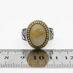 انگشتر در نقره مردانه طرح همام - Image 5