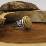 انگشتر در نقره مردانه طرح همام - Image 2