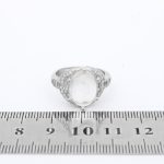 انگشتر در نجف نقره زنانه طرح طلعت - Image 4