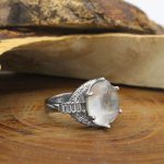 انگشتر در نجف نقره زنانه طرح طلعت - Image 2