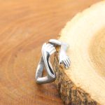 حلقه نقره زنانه طرح مادر - Image 2