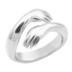 حلقه نقره زنانه طرح فرشته