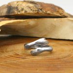 حلقه نقره زنانه طرح فرشته - Image 3