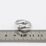 حلقه نقره زنانه طرح فرشته - Image 4