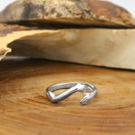 حلقه نقره زنانه طرح آنجل - Image 3