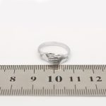 حلقه نقره زنانه طرح همدم - Image 4