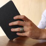 انگشتر چند سنگ نقره دست ساز مردانه طرح سمراد - Image 3