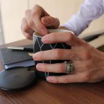 انگشتر چند سنگ نقره دست ساز مردانه طرح سمراد - Image 4