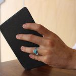 انگشتر فیروزه نیشابوری نقره مردانه دست ساز طرح سلامان - Image 3