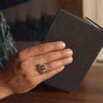 انگشتر عقیق سرخ یمنی نقره دست ساز مردانه طرح کسری - Image 3