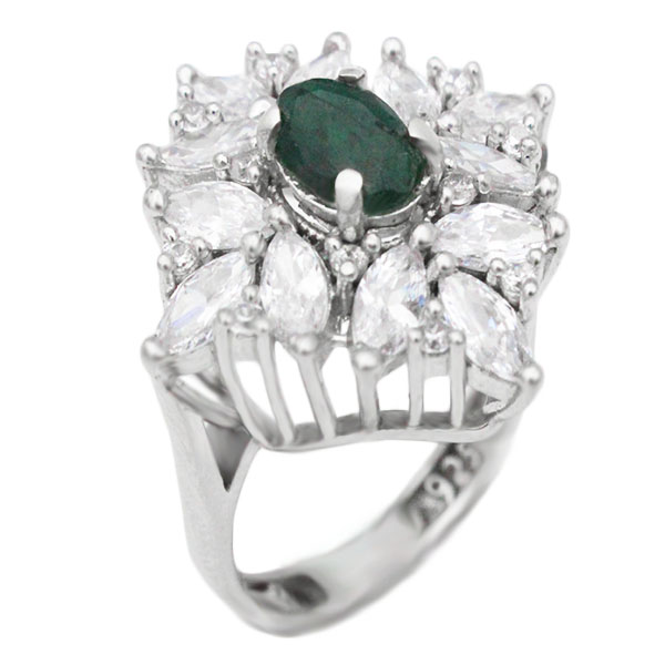 ۷ مدل انگشتر زمرد دخترانه شیک