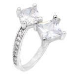 حلقه نقره زنانه طرح نادیا