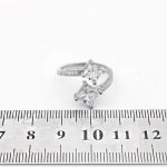 حلقه نقره زنانه طرح نادیا - Image 4