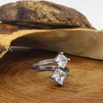 حلقه نقره زنانه طرح نادیا - Image 2